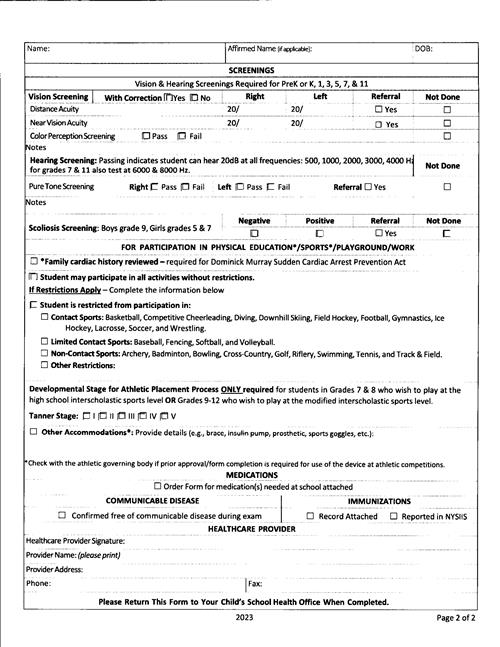 Physical form p.2
